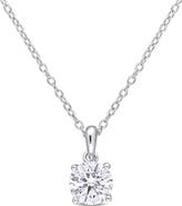 Julianna B. 1ct DEW Moissanite Solitaire Necklace