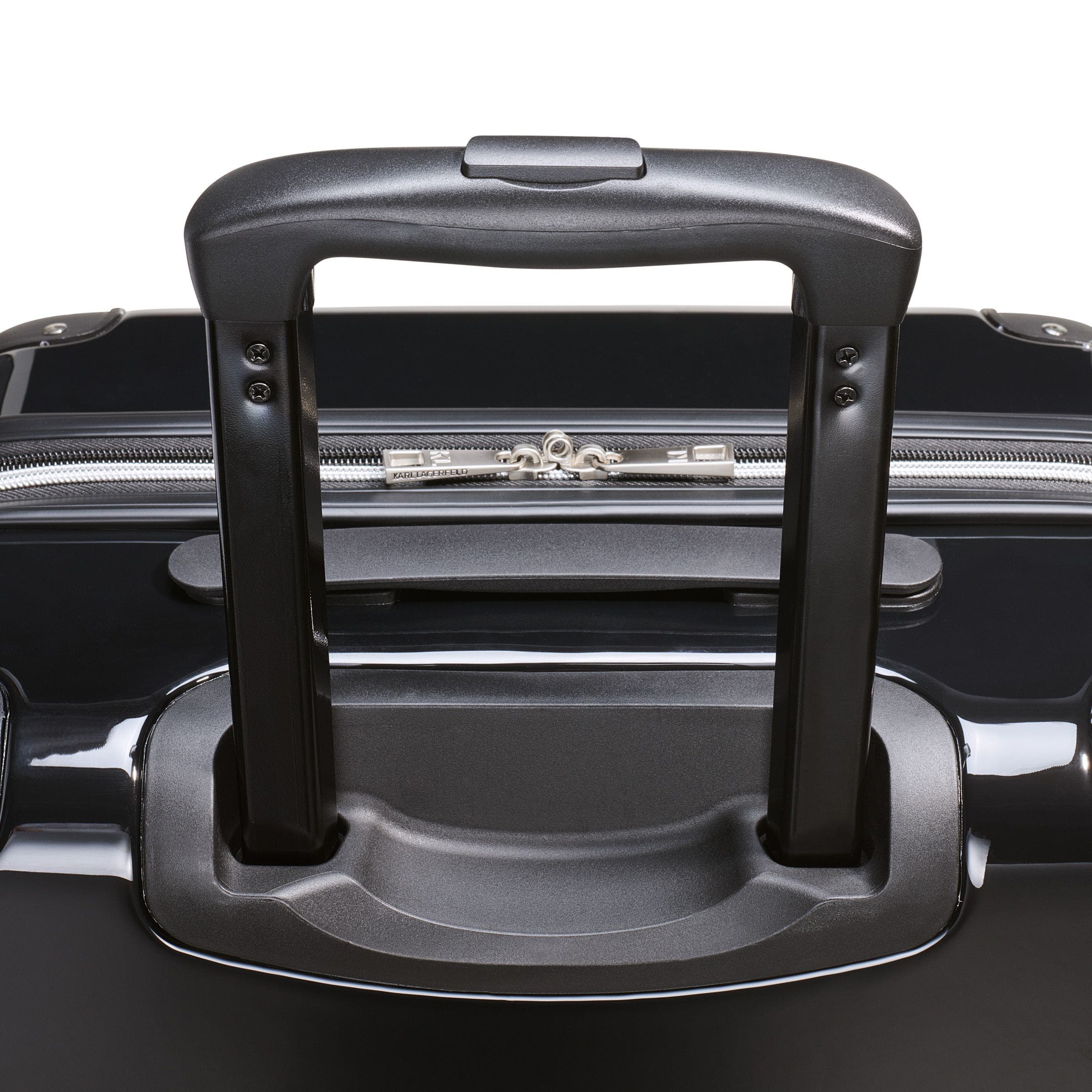 KARL LAGERFELD Up In Paris 21" Carry On Suitcase, Alternate, color, Black