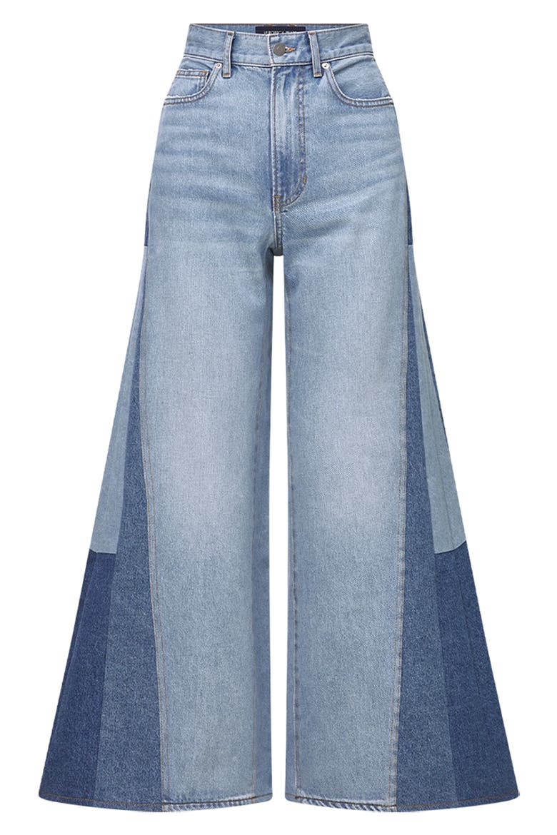 Vicki Paneled Extra Wide Leg Jeans, Alternate, color, WANDERER UNDONE