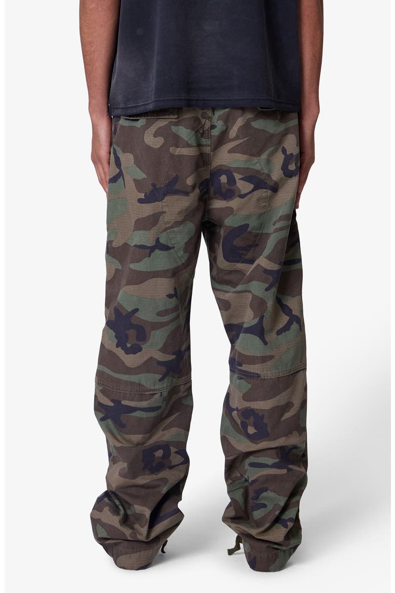 Camo Print Ultra Baggy Ripstop Cargo Pants, Alternate, color, CAMO