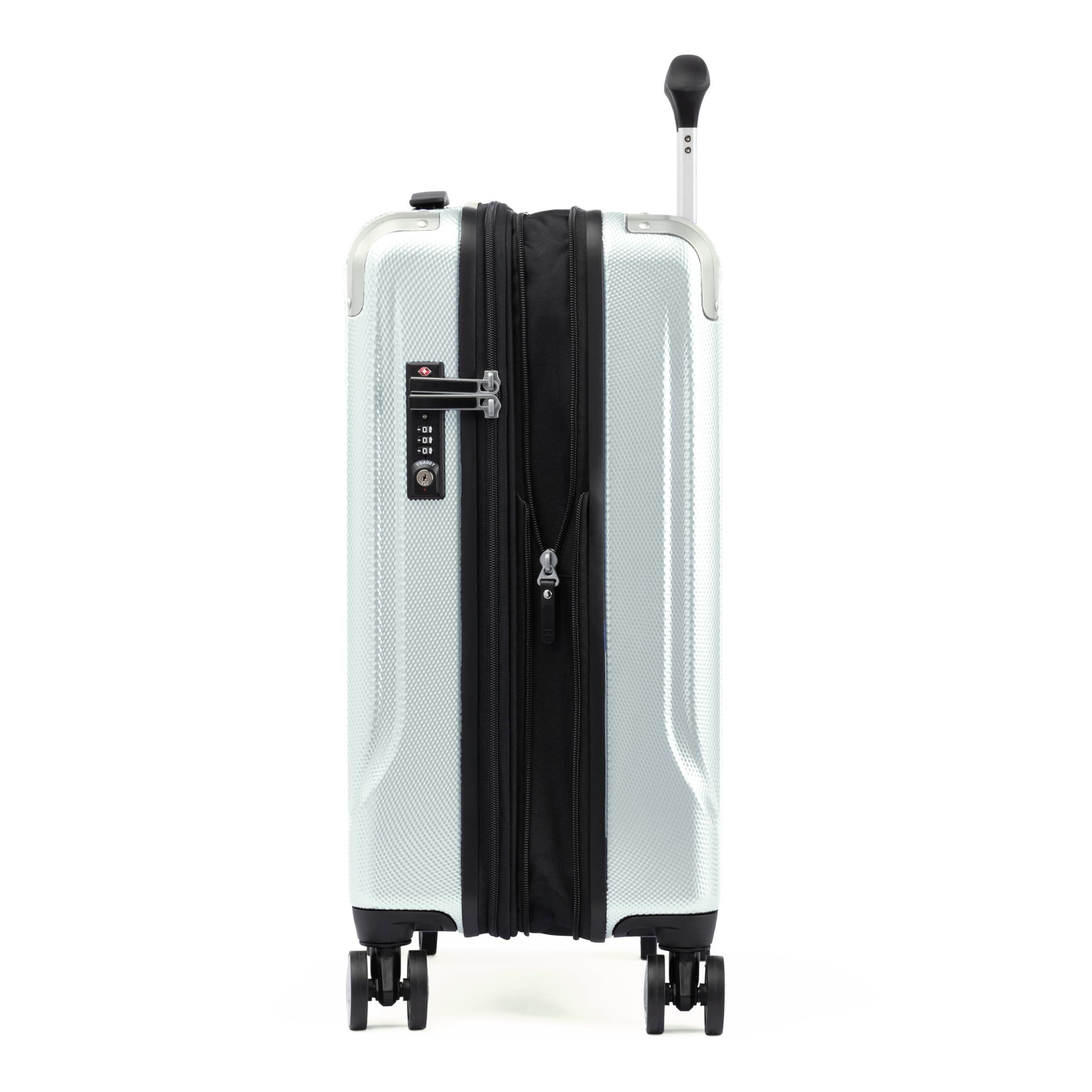 TRAVELPRO Pathways 3 Hardside Expandable 21" Carry On Spinner Luggage, Alternate, color, Cloud Grey