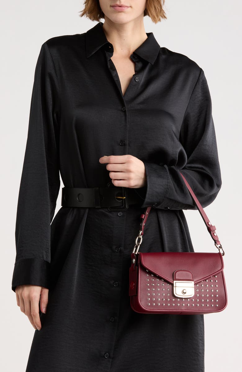 Longchamp Mademoiselle Leather Crossbody Bag, Alternate, color,