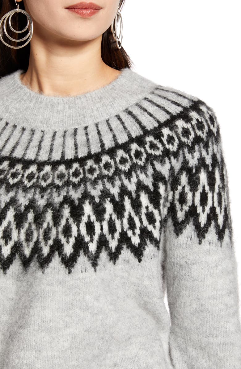 Treasure & Bond Fair Isle Sweater, Alternate, color,