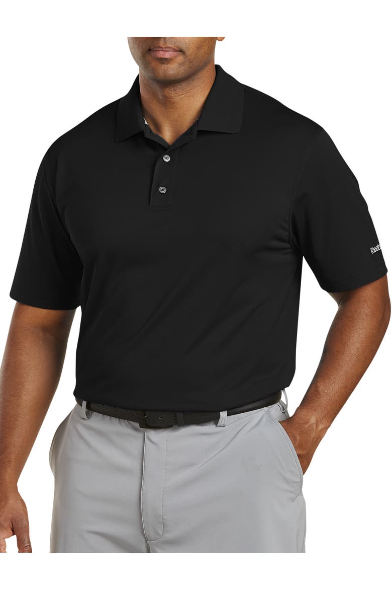Performance Solid Polo, Main, color, BLACK
