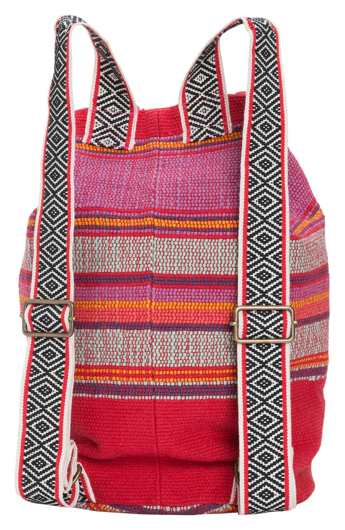 Billabong 'Bonfire Beachin' Drawstring Backpack, Alternate, color, 