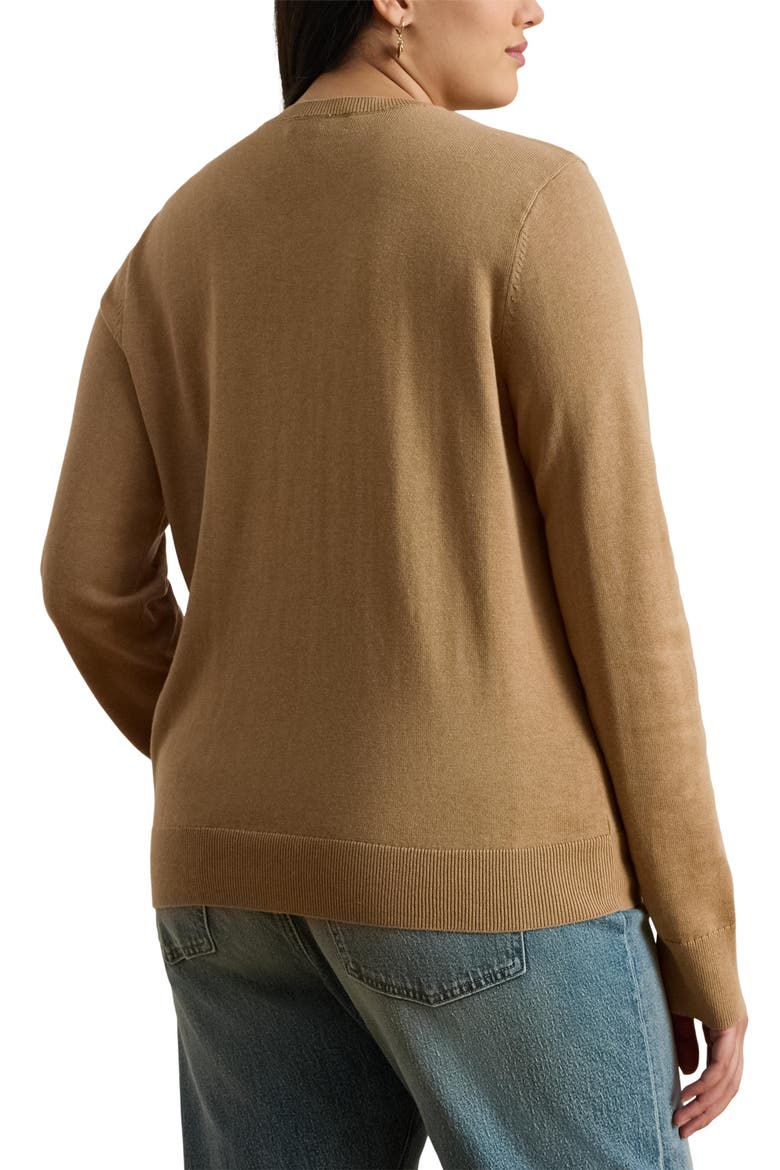 Crewneck Sweater, Alternate, color, CAMEL