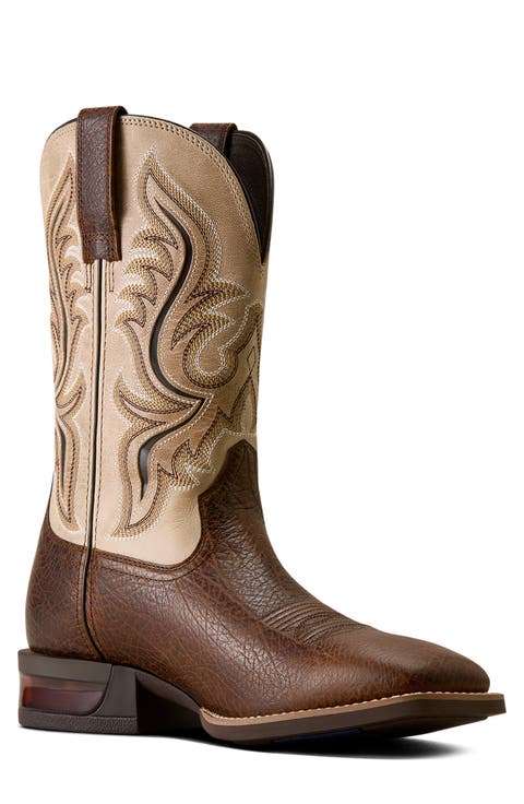 Conquer Wide Square Toe Cowboy Boot