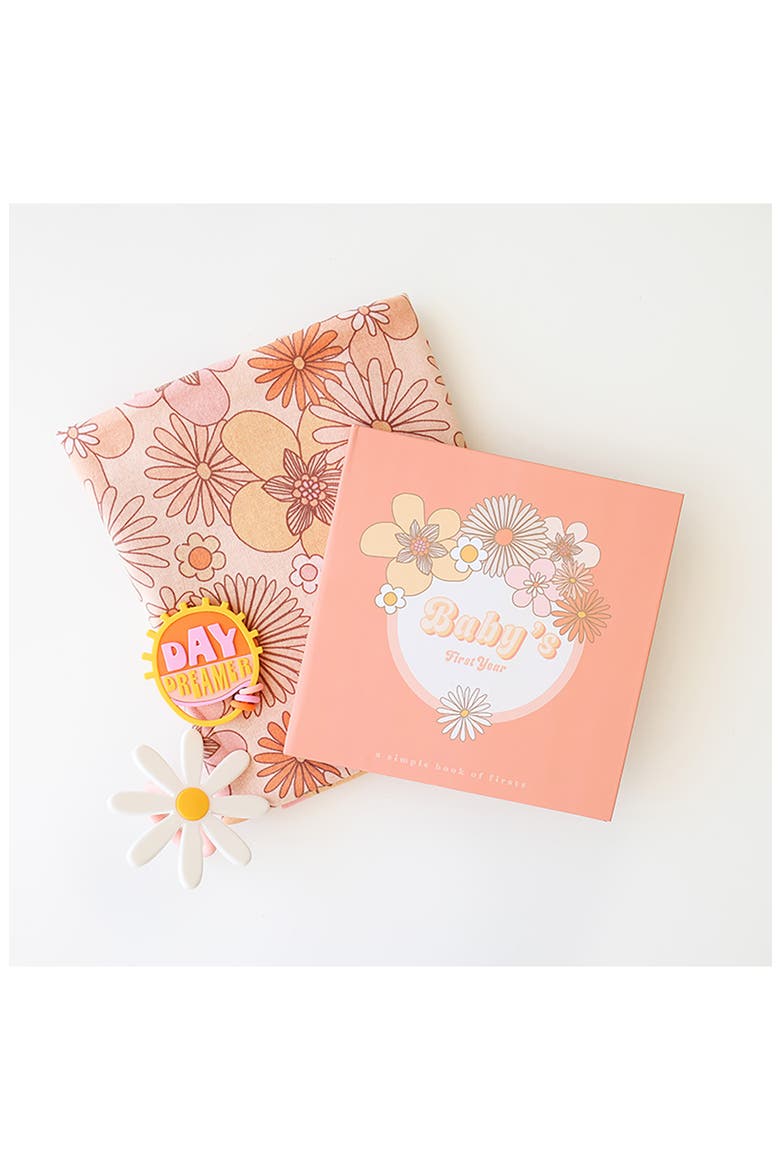 'Baby's First Year' Memory Book, Alternate, color, PINK
