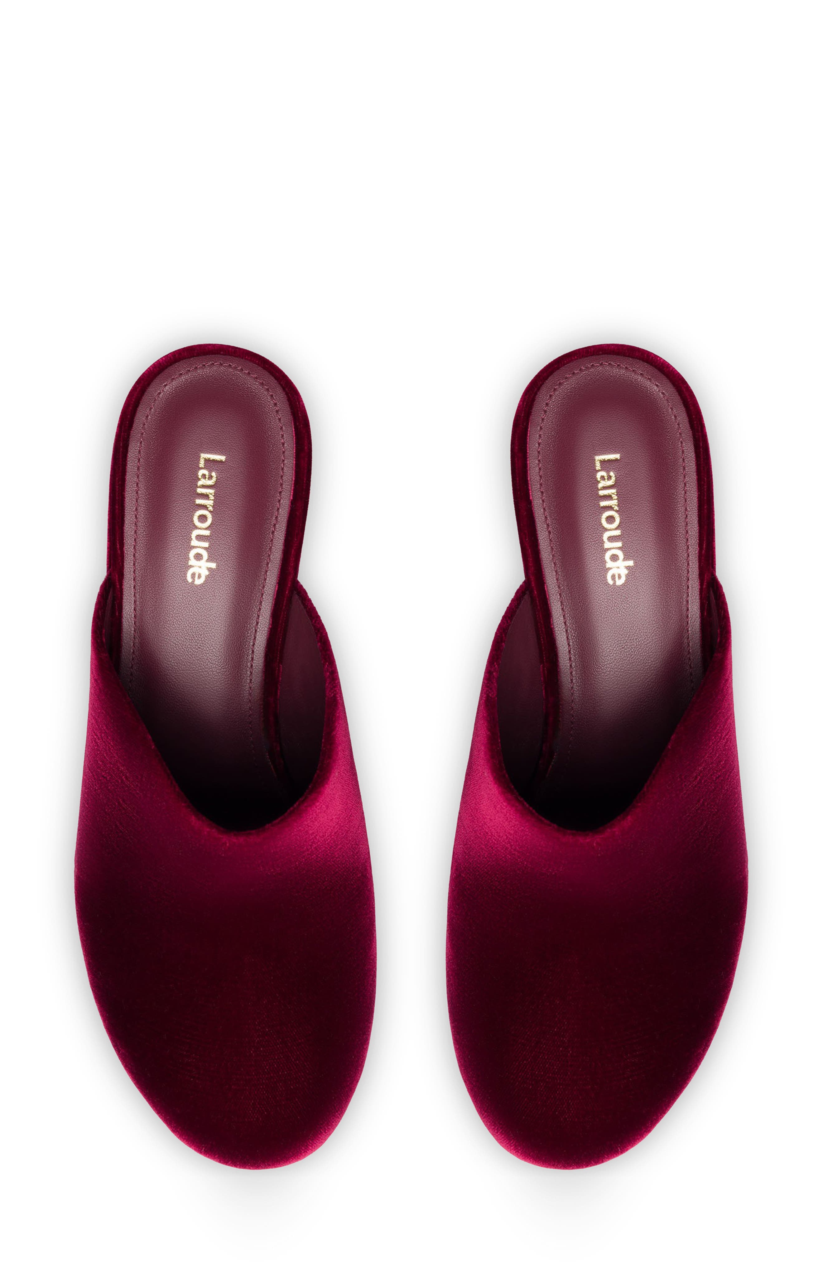 Larroudé Miso Velvet Platform Pump, Alternate, color, 