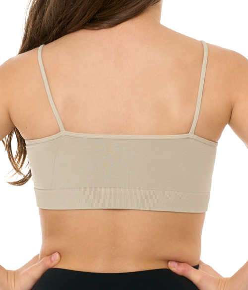 Malibu Sugar Solid Bra Cami In Animal Print