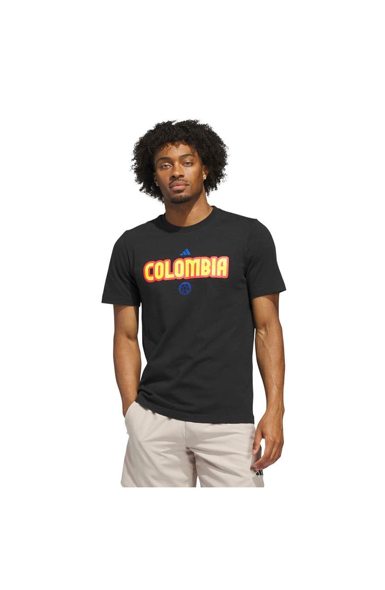 adidas Men's adidas Black Colombia National Team Jersey Hook T-Shirt, Alternate, color, Black