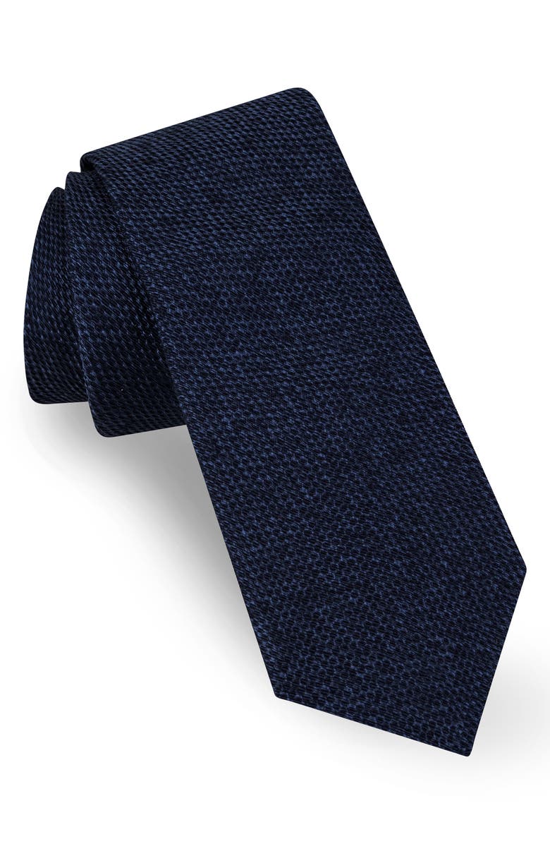 Ted Baker London Solid Skinny Silk Tie, Main, color, 