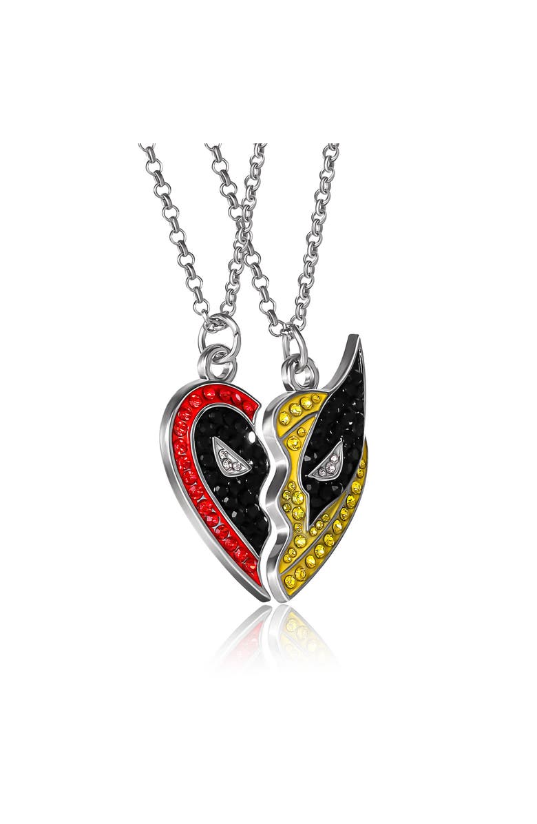 Marvel Deadpool and Wolverine Necklace, Set of 2, 16+3, Alternate, color, Multi