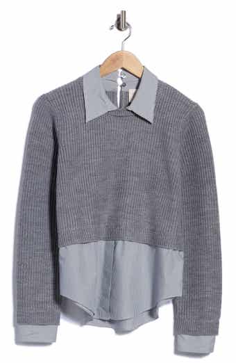 Amadea Wool Blend Prestyled Pullover Sweater