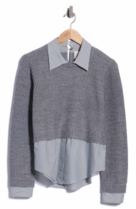 Amadea Wool Blend Prestyled Pullover Sweater