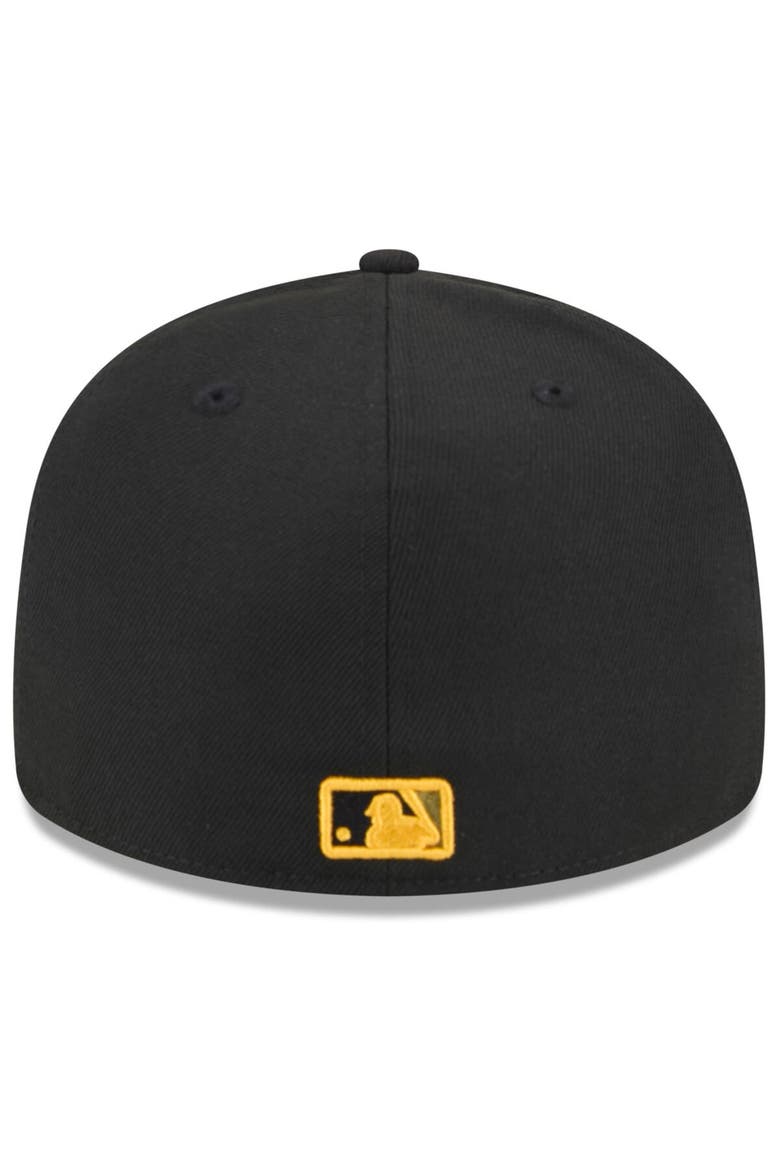 Men's New Era  Black Cincinnati Reds 2024 Armed Forces Day Low Profile 59FIFTY Fitted Hat, Alternate, color, Black