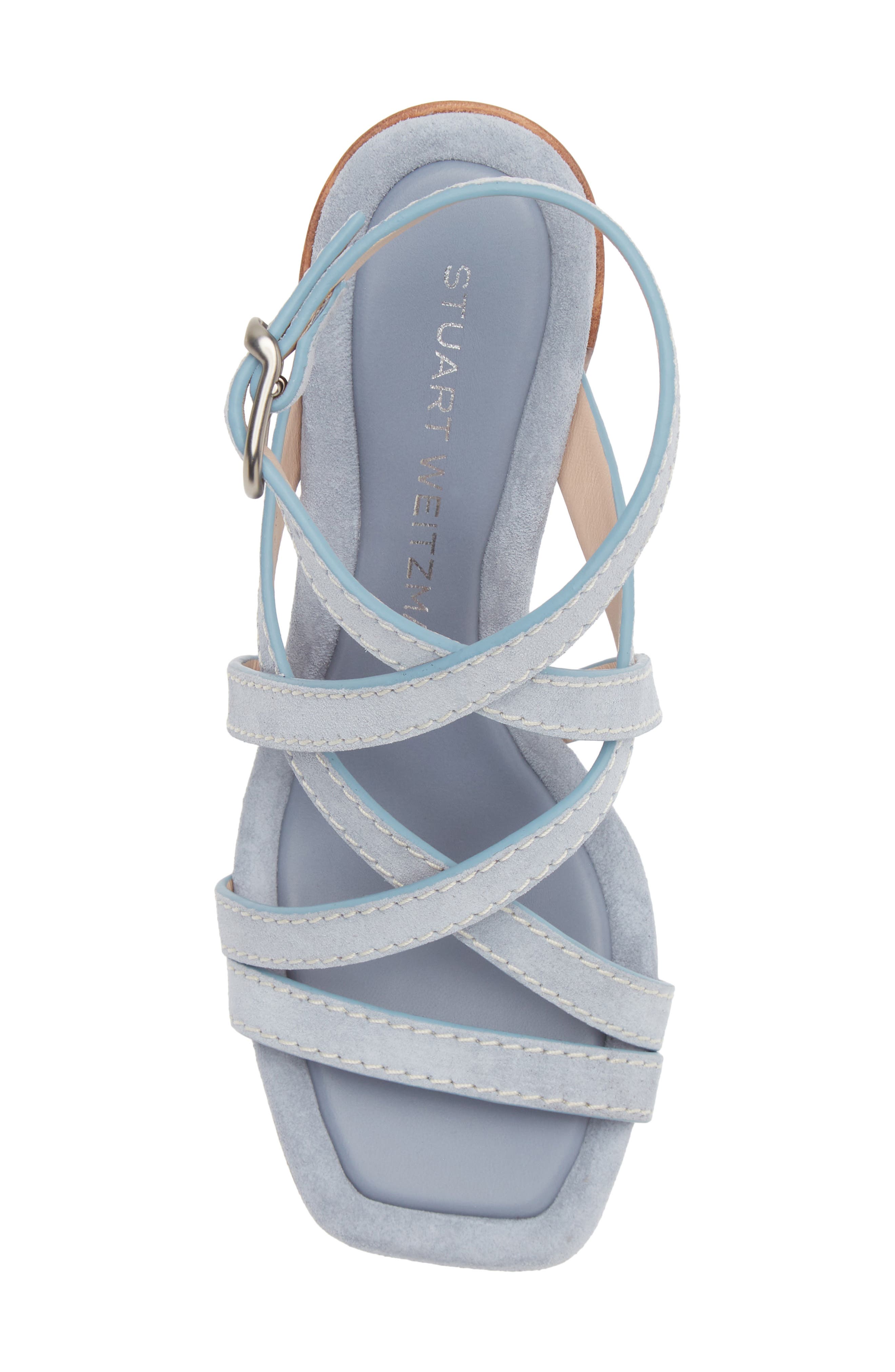 Stuart Weitzman Park Sandal, Alternate, color, Breezyblue