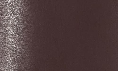 Max Studio Faux Leather Miniskirt In Burgundy