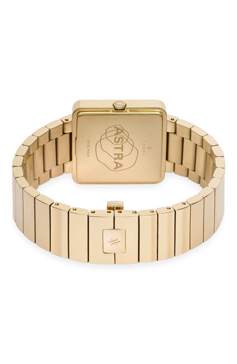 VANNA Astra Gemstone and Diamonds Watch, Alternate, color, Black Sandstone-Gold