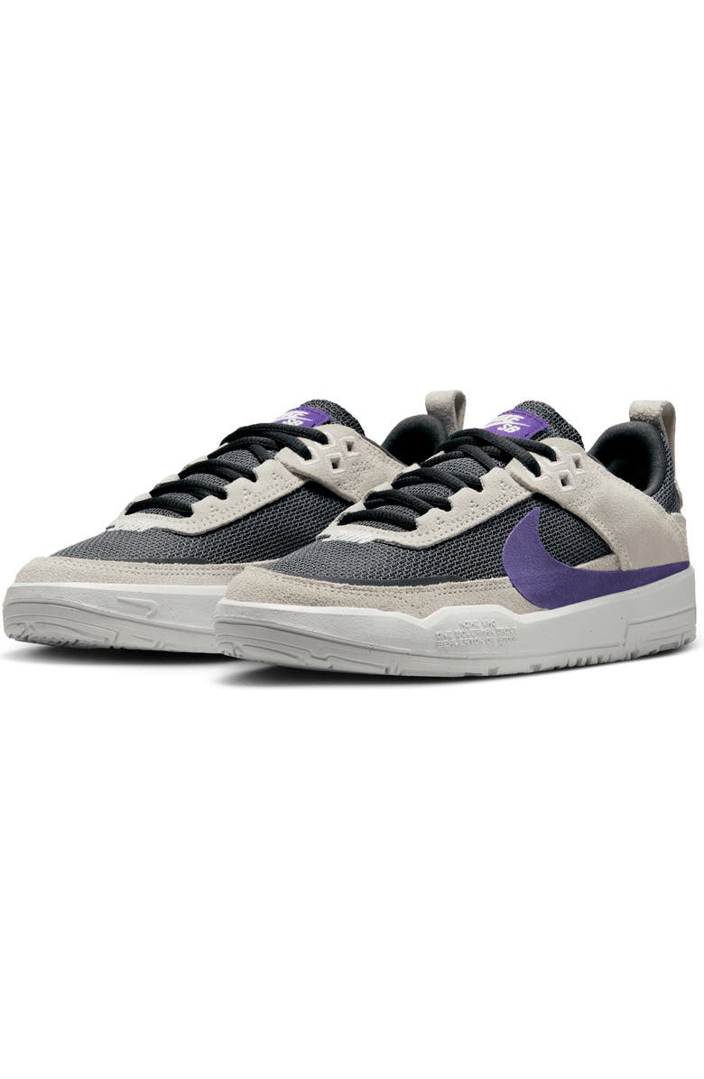 Nike Kids' SB Day One Skate Sneaker, Main, color, Phantom/ Grey/ White/ Purple