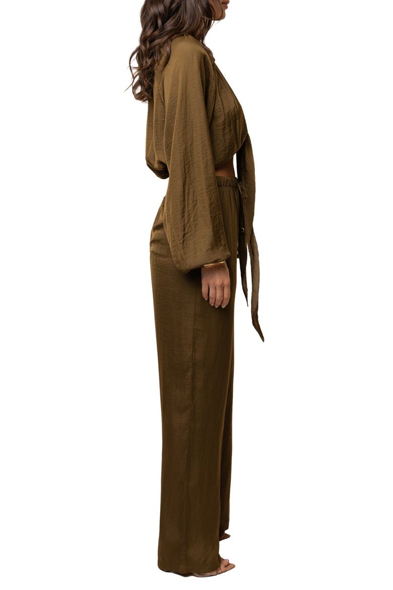 Seaside Glow Pants, Alternate, color, Olive