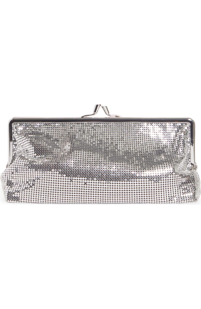 Rabanne paco rabanne Pixel Mesh Clutch, Main, color,