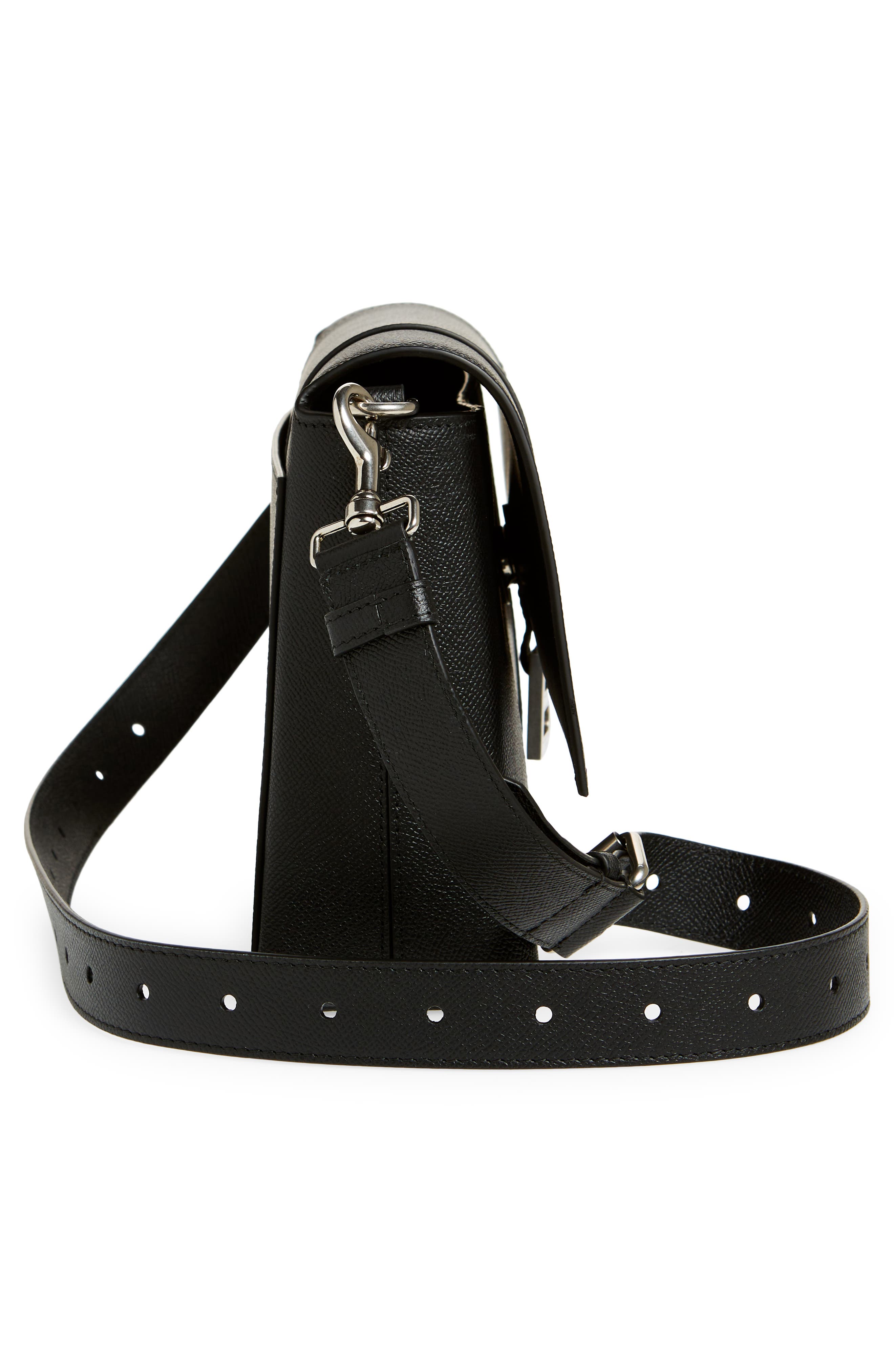 Balenciaga Downtown Grained Leather Crossbody Bag, Alternate, color, 