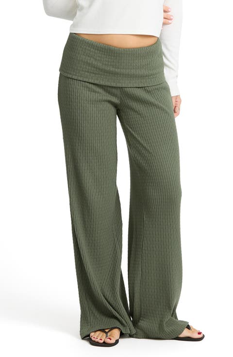 Sweet Coast Wide Leg Knit Pants