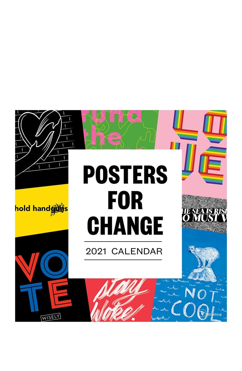 TF PUBLISHING 2021 Posters for Change Wall Calendar, Alternate, color, 