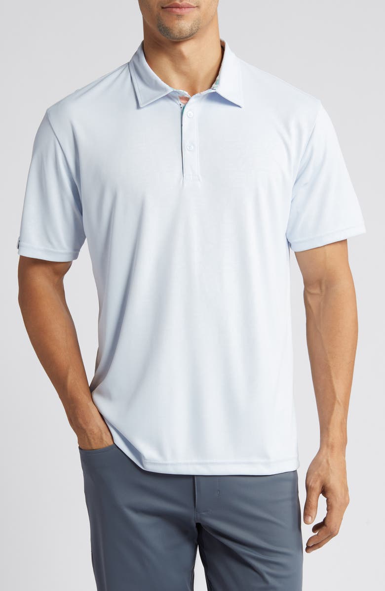 Swannies Brett Solid Golf Polo, Main, color, Mist