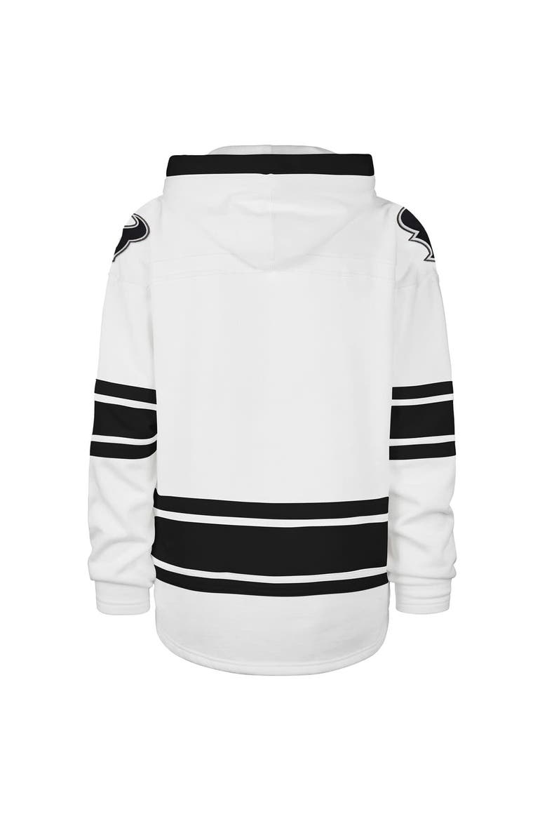 Men's '47  White Houston Texans After Image Superior Lacer with Hood, Alternate, color, White