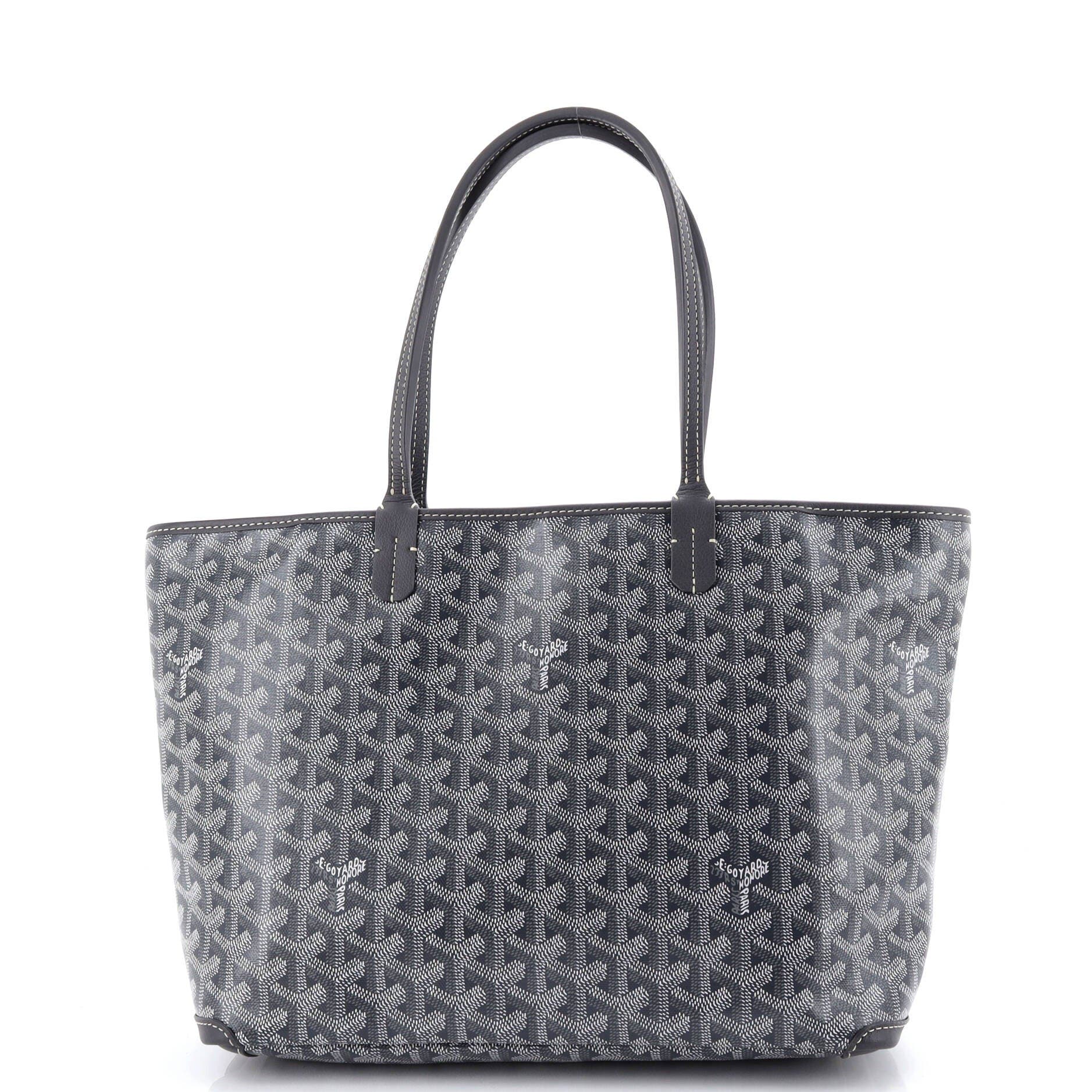 Pre-Owned Goyard Artois Tote Coated Canvas MM, Alternate, color, Gray