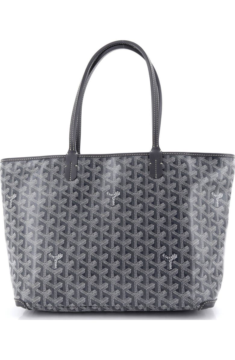 Pre-Owned Goyard Artois Tote Coated Canvas MM, Alternate, color, Gray