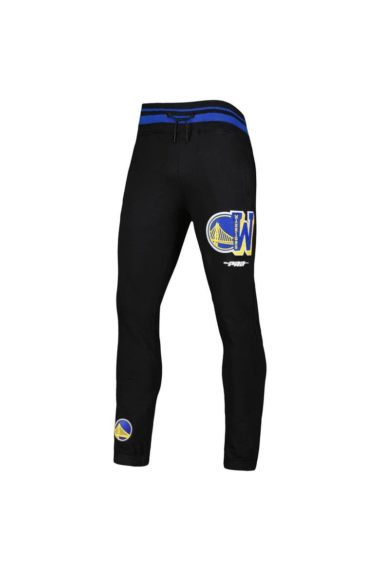Men's Pro Standard Black Golden State Warriors Mash Up Capsule Sweatpants, Alternate, color, Black