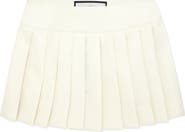 PHILIPP PLEIN Wool Pleated Mini Skirt Girl