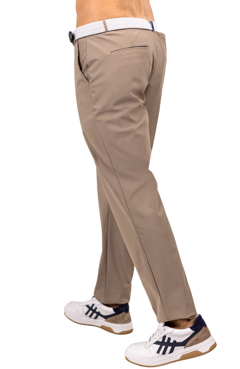 Maceoo Workout Stretch Straight Leg Pants, Alternate, color, Green/Beige