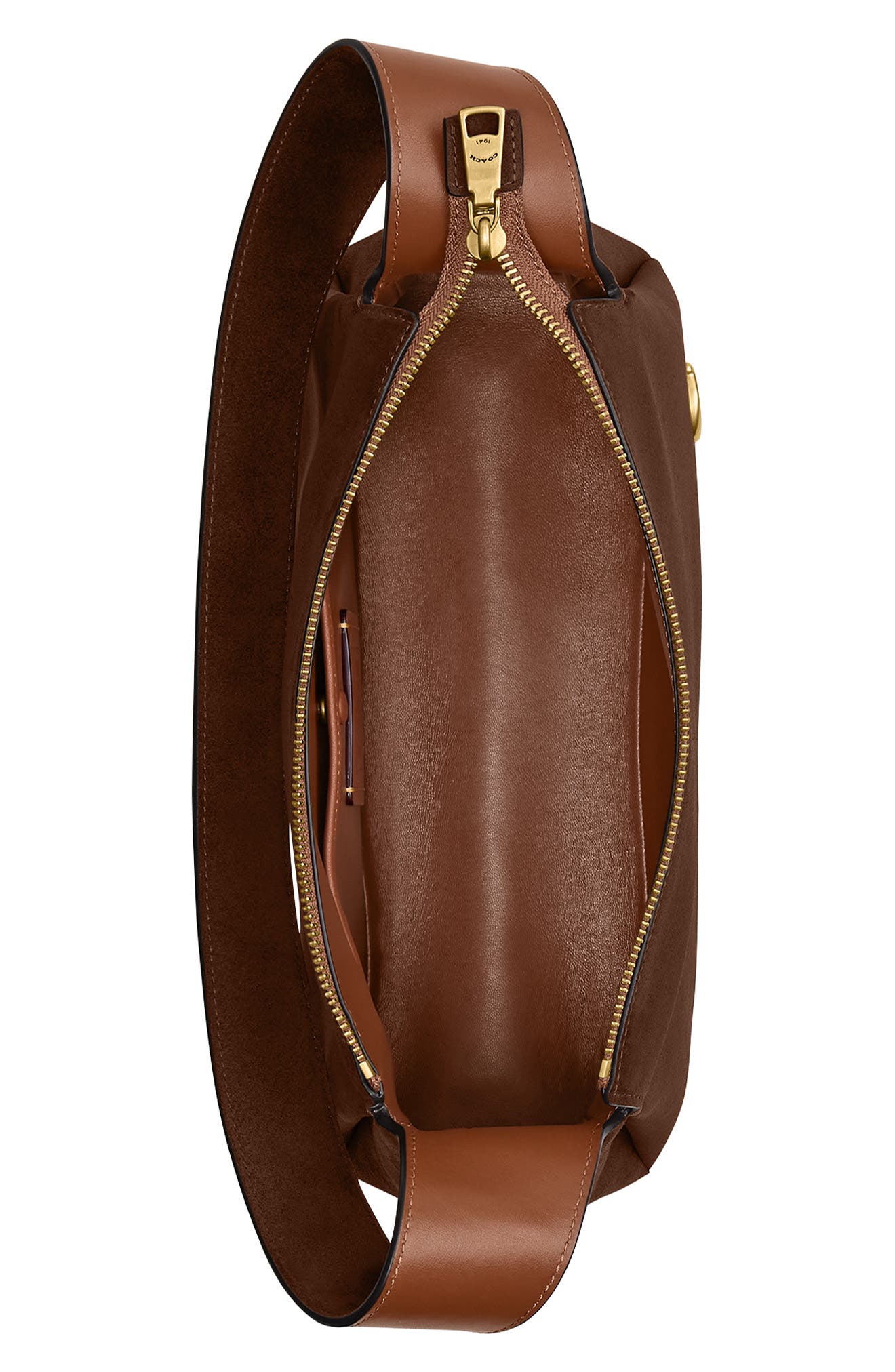 COACH Lola Suede Shoulder Bag, Alternate, color, 