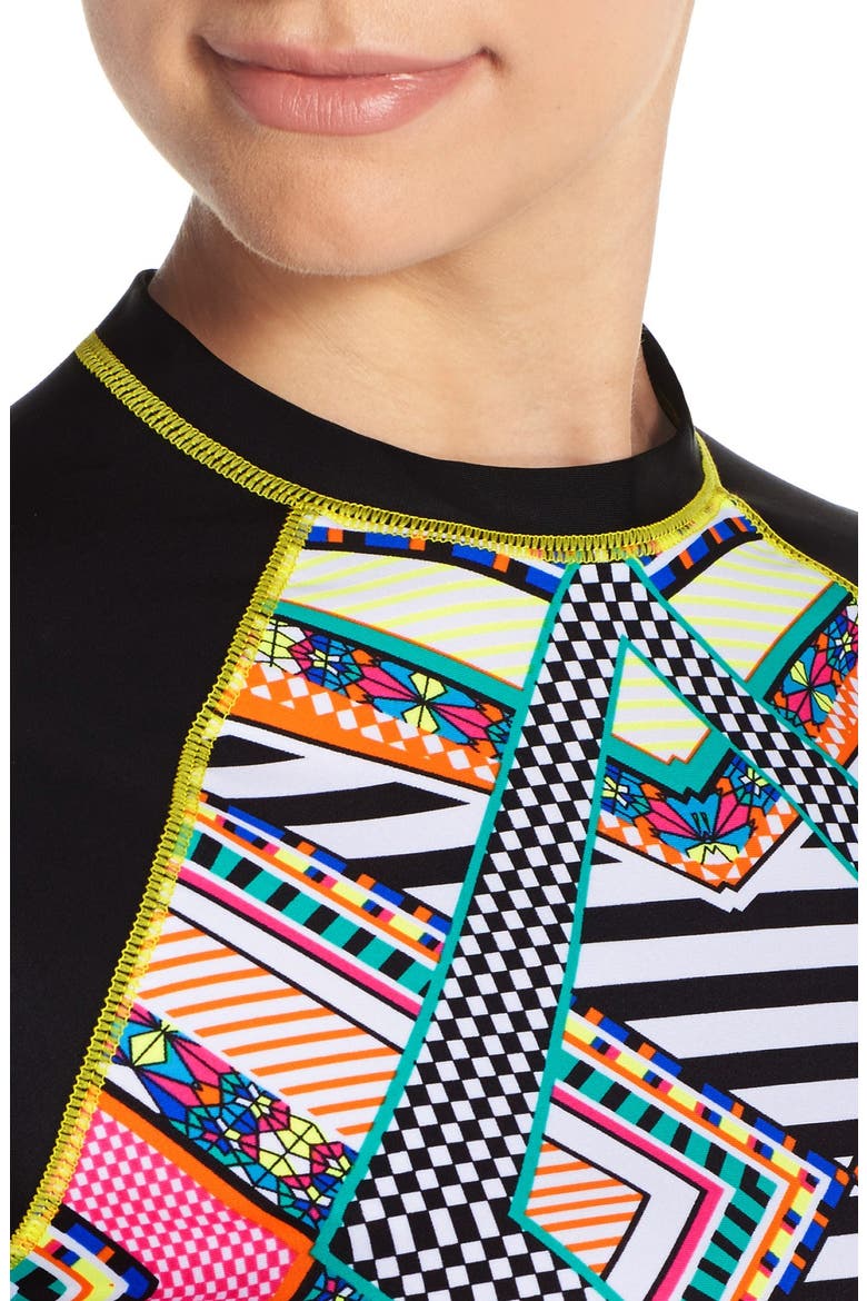'Venice Beach' Rashguard, Alternate, color, BLACK MULTI