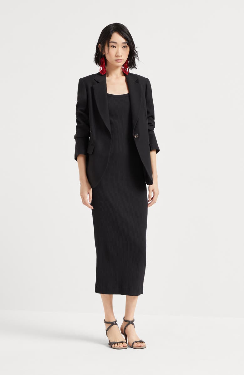 Brunello Cucinelli Tank dress with monili, Alternate, color, 