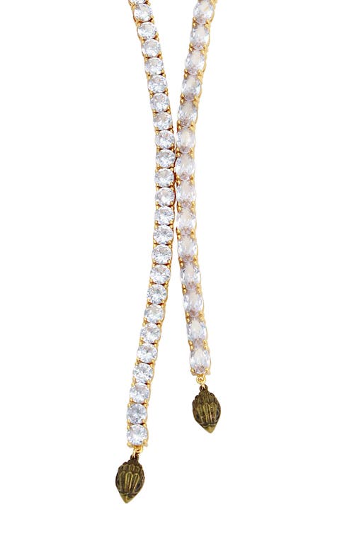 KURT GEIGER KURT GEIGER LONDON EAGLE CRYSTAL TENNIS Y-NECKLACE