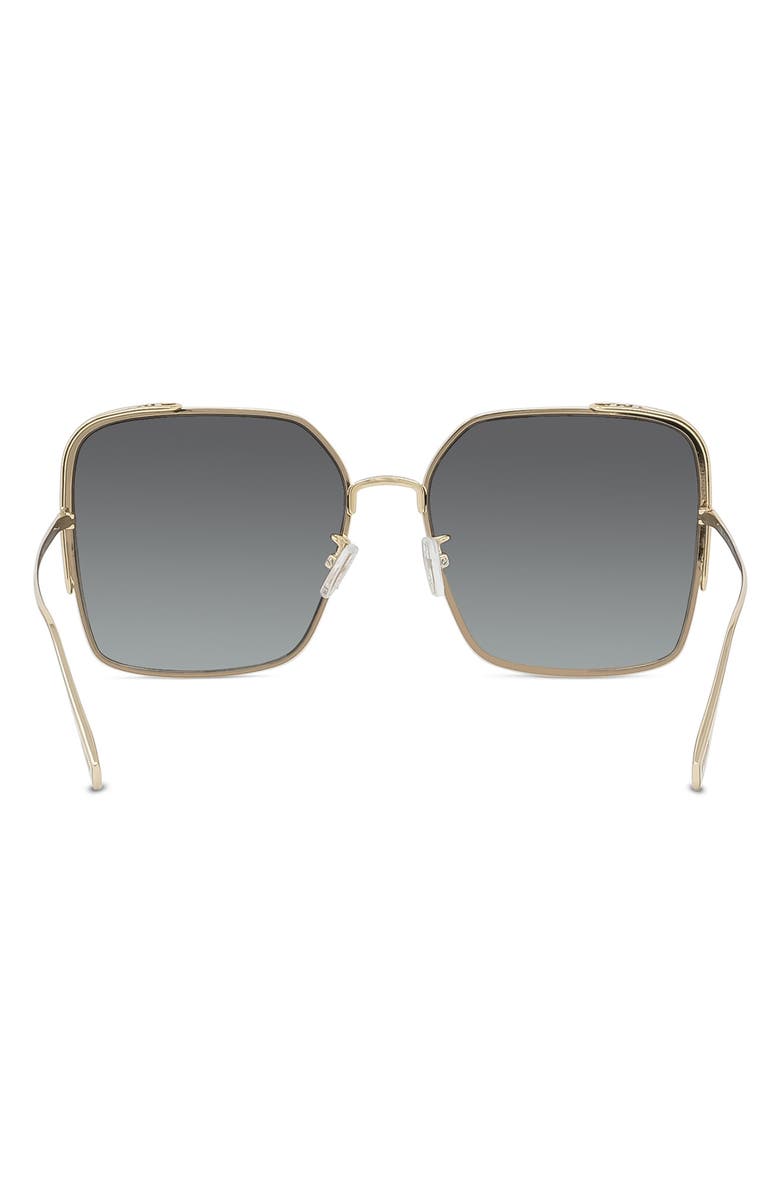 Fendi 'Fendi O'Lock 59mm Geometric Sunglasses, Alternate, color,