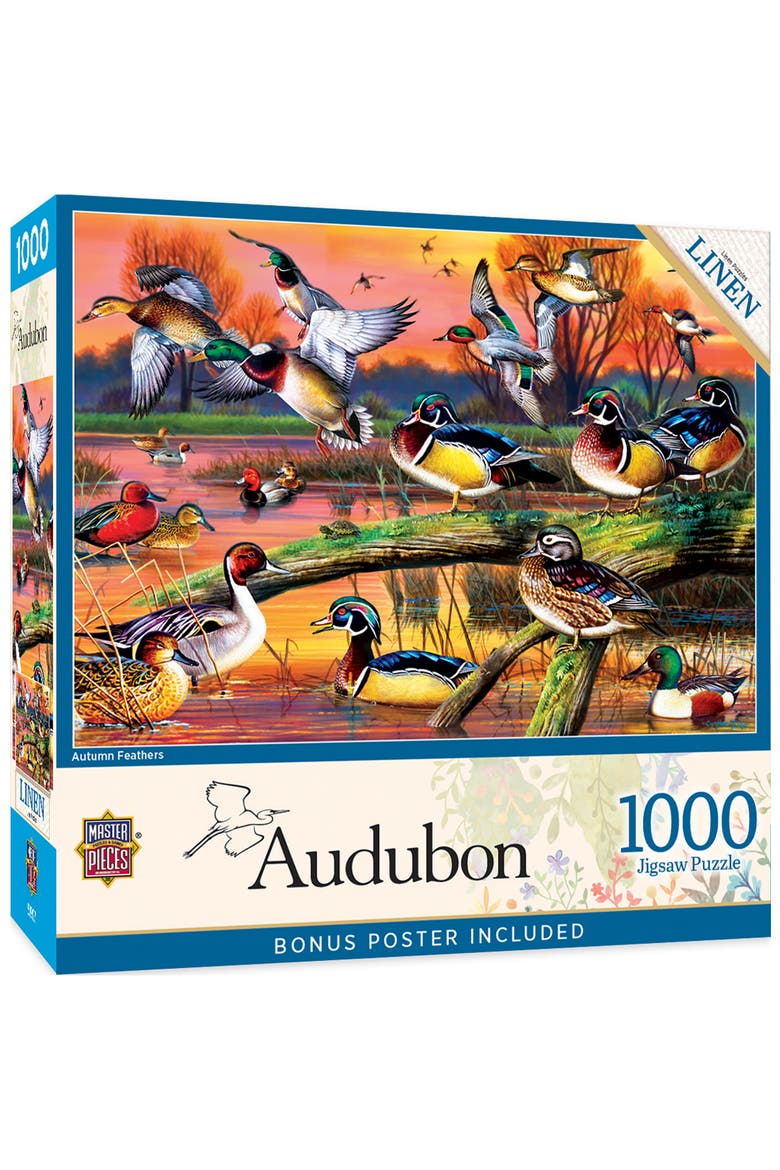 Autumn Feathers 1000 Piece Jigsaw Puzzle, Main, color, Multicolor