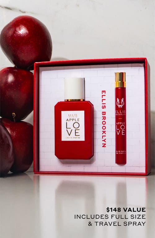 Ellis Brooklyn Apple Love Eau De Parfum Gift Set $148 Value In Transparent