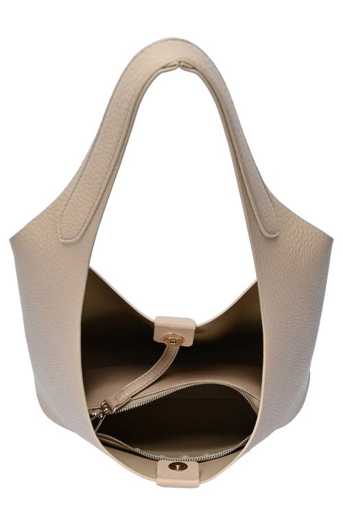 Antik Kraft Slouch Shoulder Bag With Removable Pouch In Oat