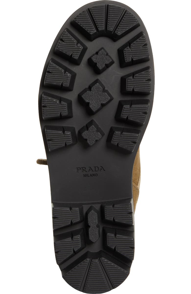 Prada Canvas Combat Boot, Alternate, color, Militare