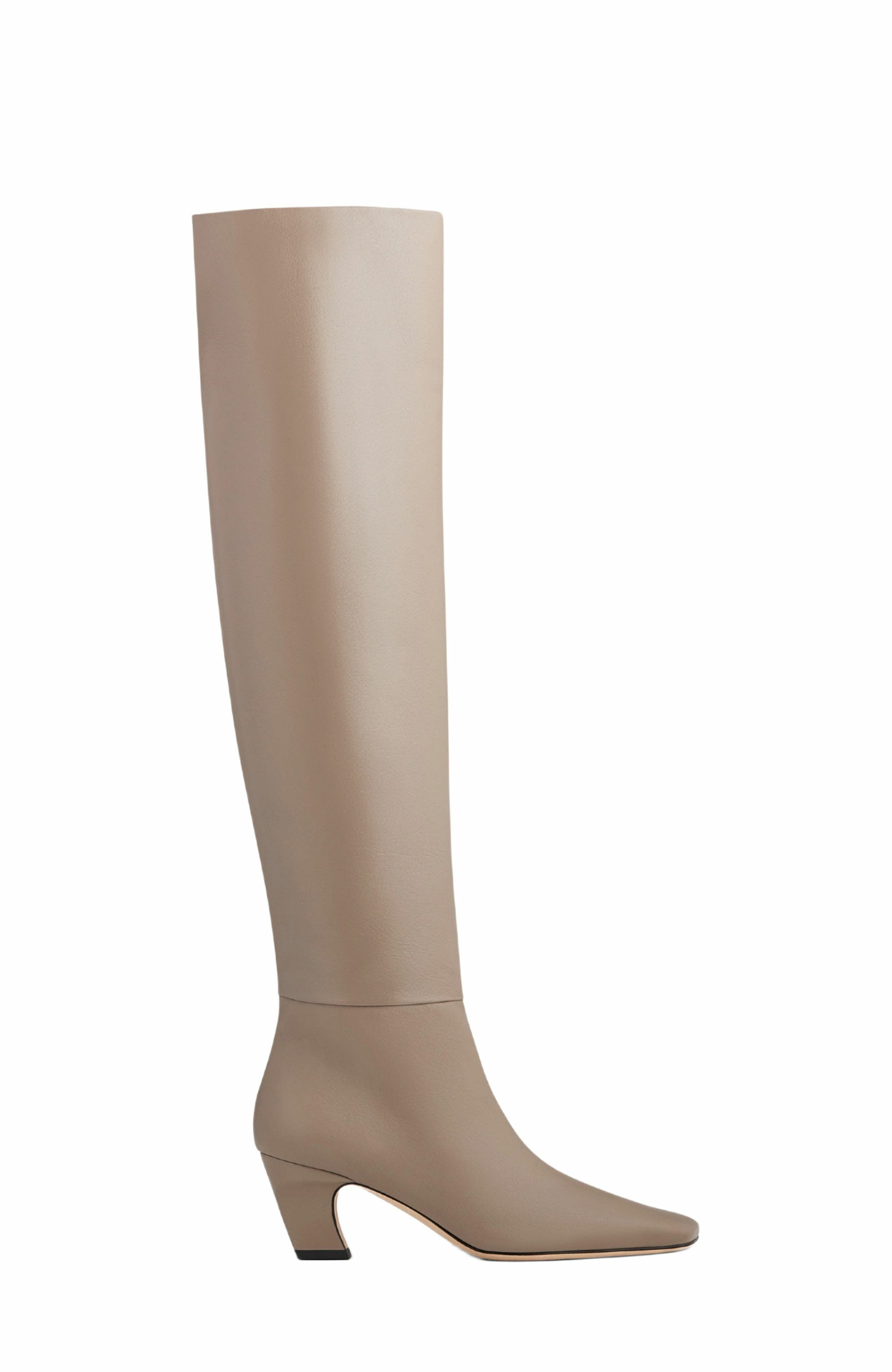 Neil J. Rodgers Meg Over The Knee Boot in Mastice Nappa 
