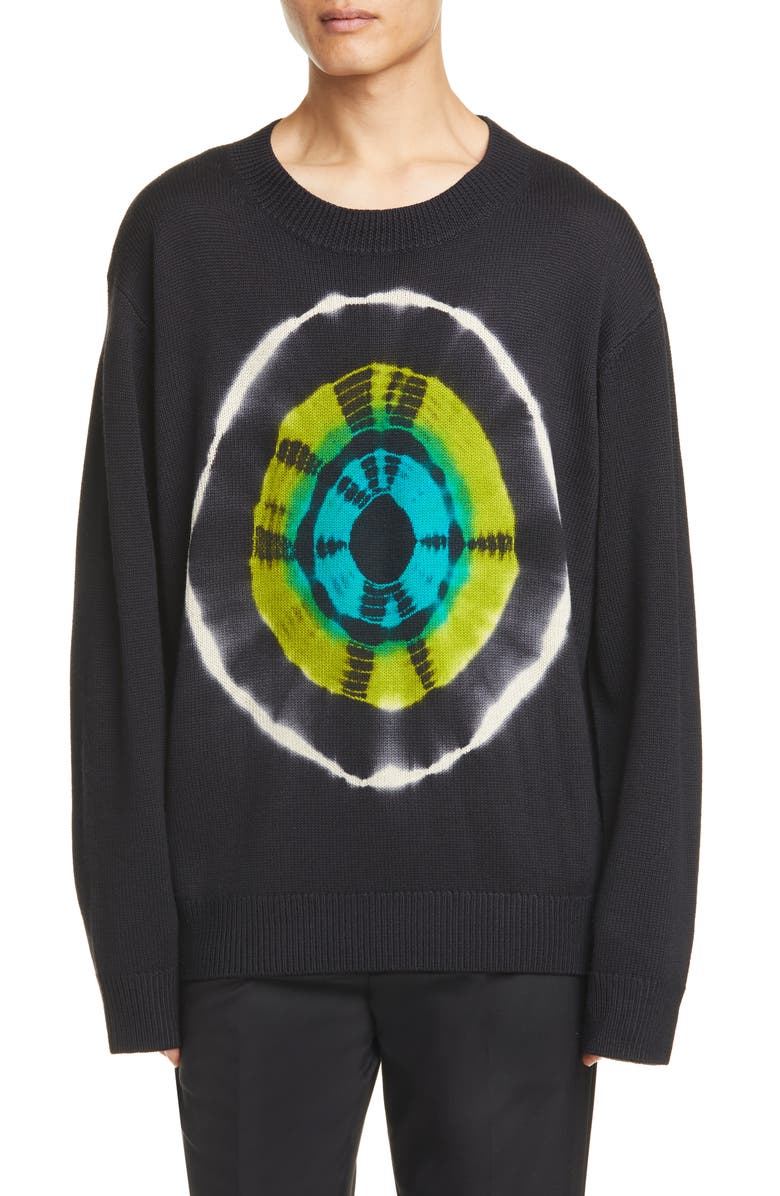 Dries Van Noten Tie Dye Loose Fit Sweater, Main, color, 
