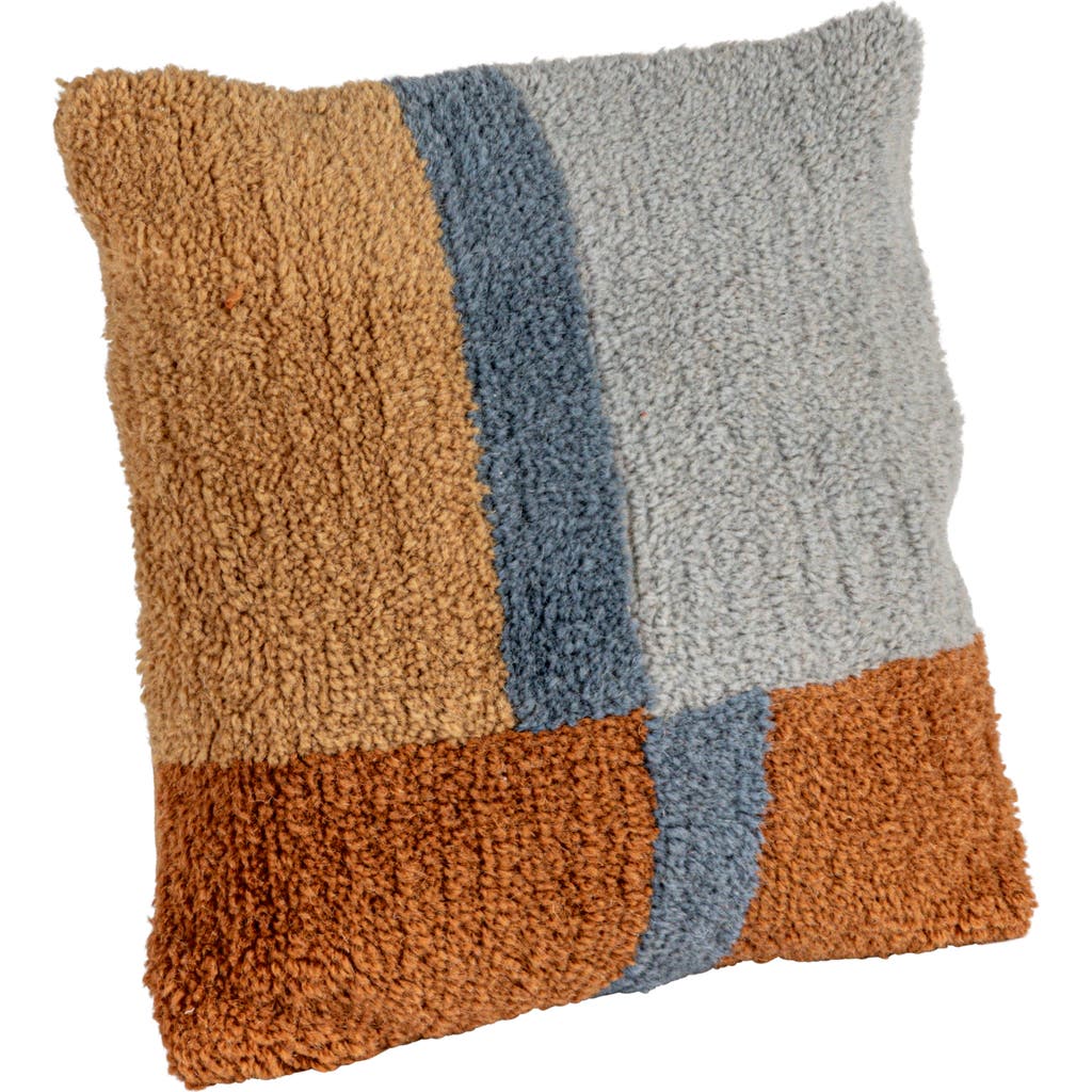 Storied Home Terra Firm Woolen Harmony Pillow, Multicolor