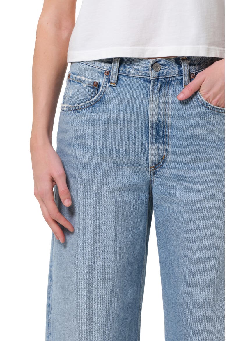 Low Curve Frayed Jeans, Alternate, color, FORCE