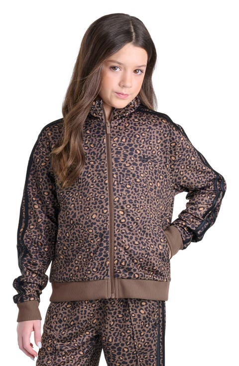 Kids' Firebird Leopard Print Track Jacket